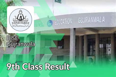 BISE Gujranwala 9th Class Result 2024 .